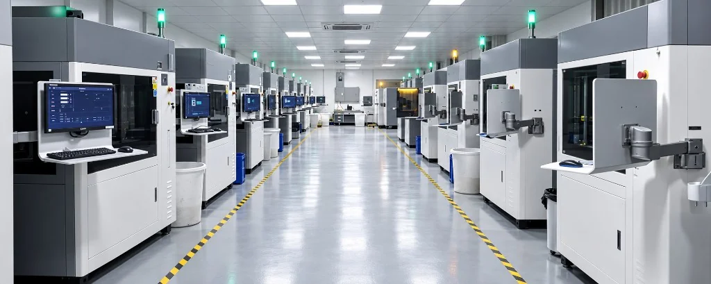 LCD resin print farm at AIHFABS
