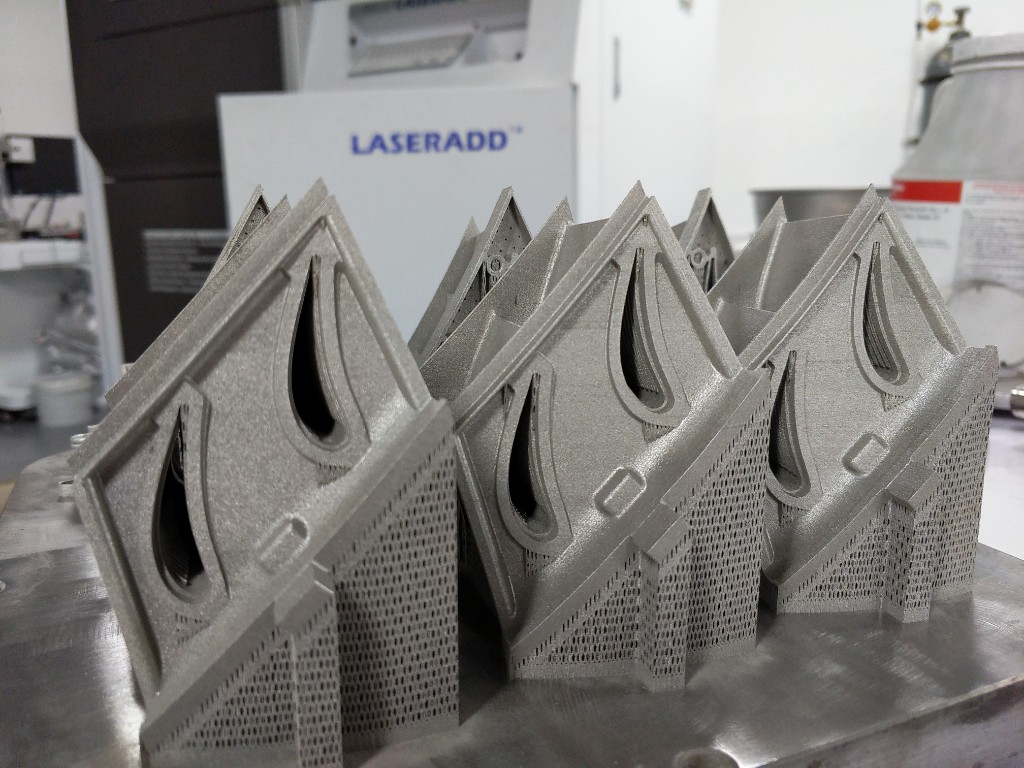 As-built SLM metal parts