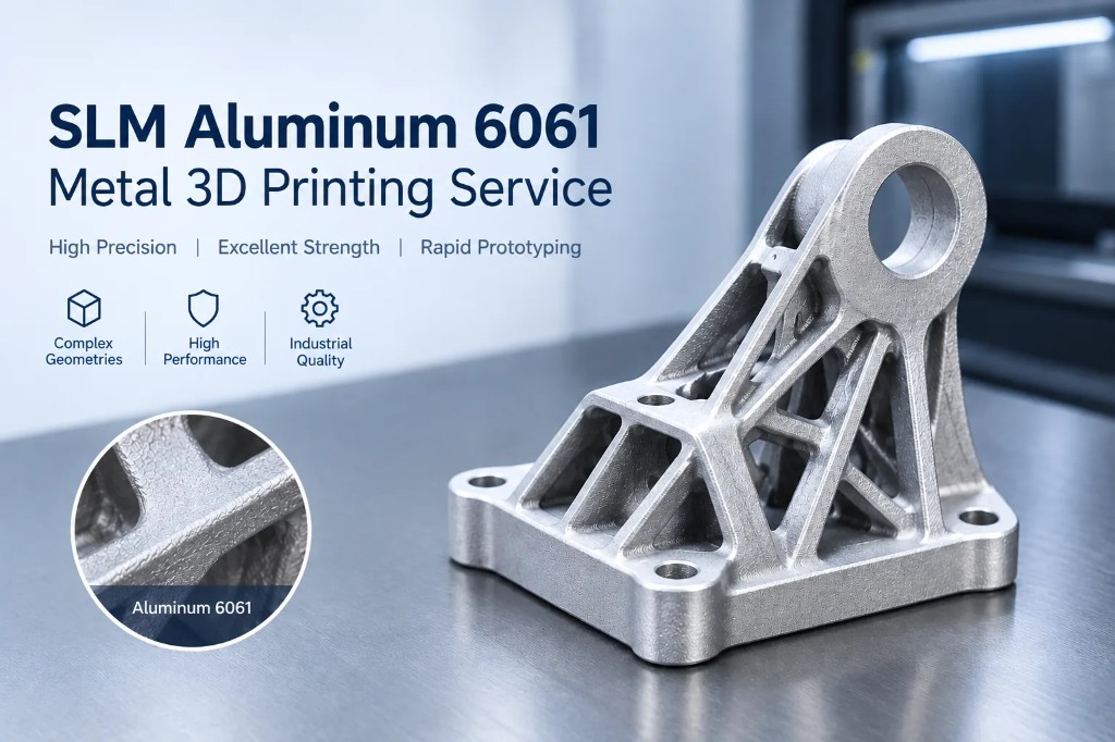 SLM Aluminum 6061 metal 3D printing service sample