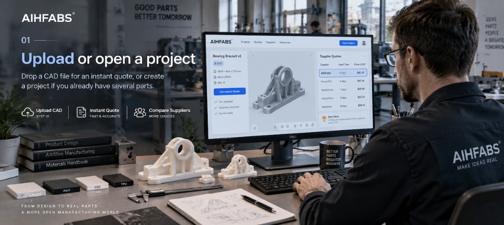 Upload or open a project