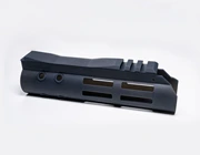 Black resin 3D printed industrial part prototype