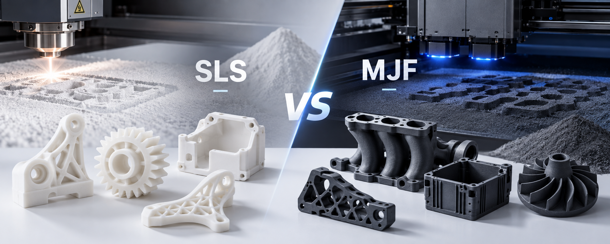 Nylon 3D Printing Service: SLS vs MJF for Production-Grade Functional Parts