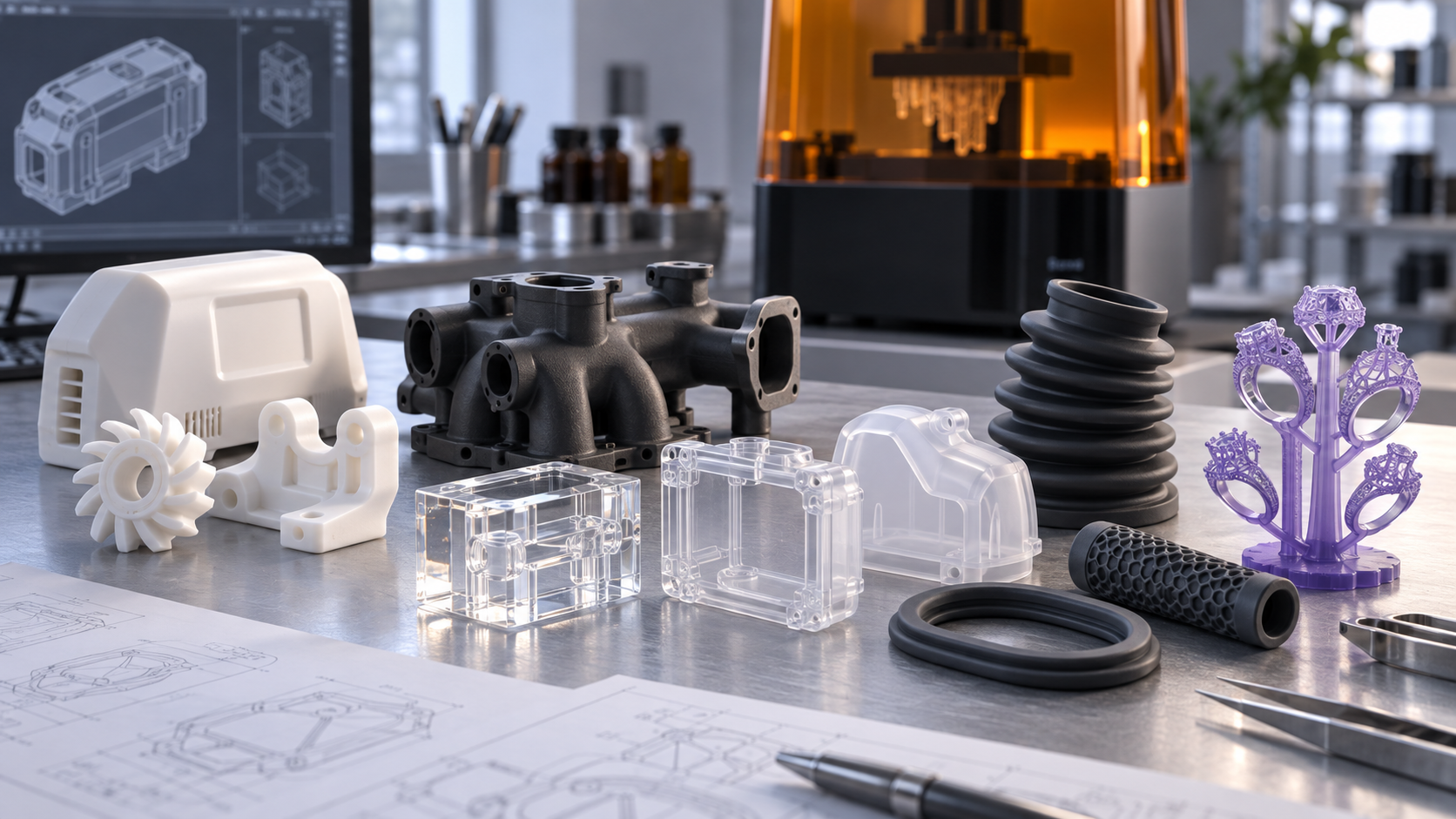 Sla resin types and what they mean in stereolithography