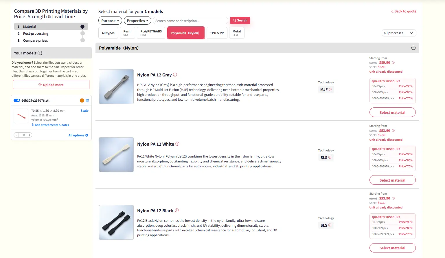 3D printing service