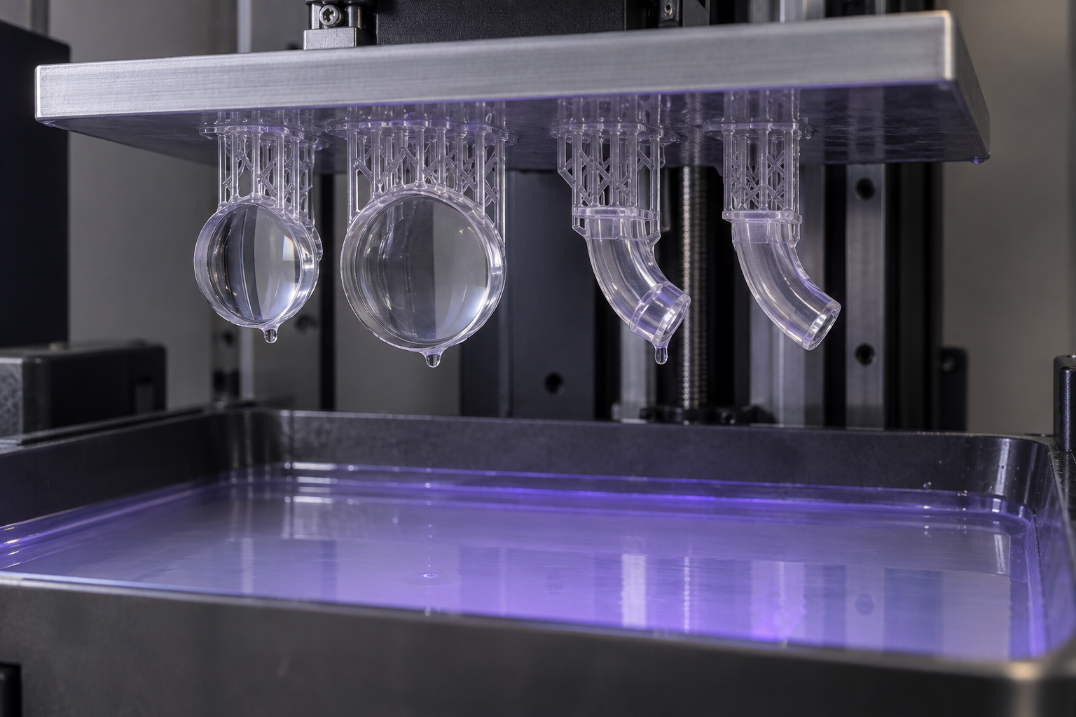 DLP Printing of Clear Resin Prototypes
