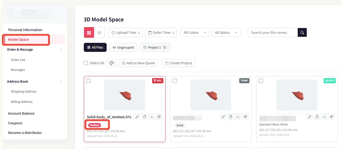 AIHFABS Launches Hollowing Option for Solid Resin Parts