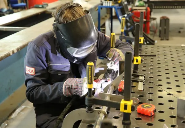 Welded