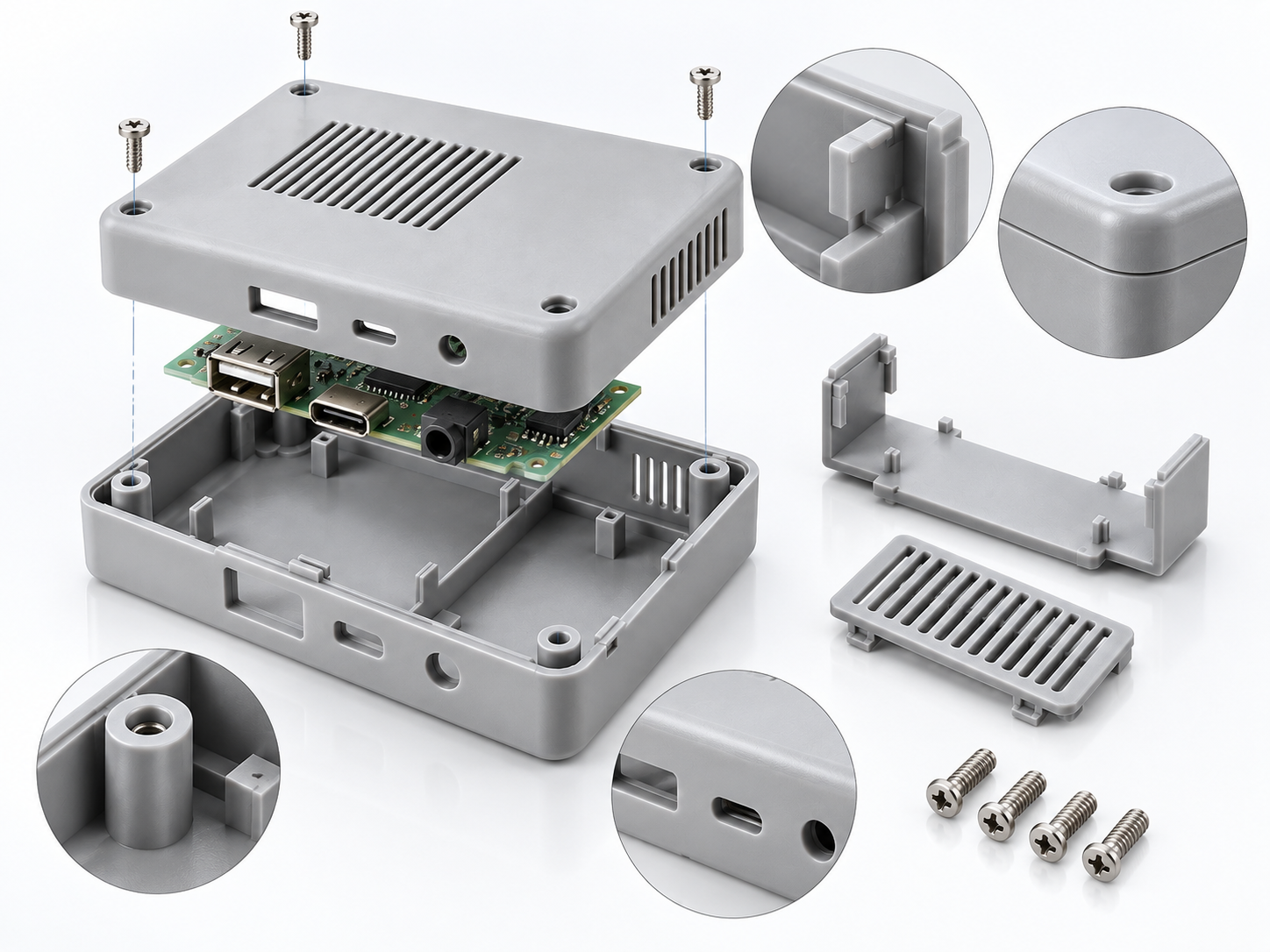 Measuring a DLP resin printed electronic housing.png Measuring a DLP resin printed electronic housing.png